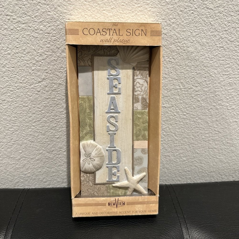 Wall Plaque - The Coastal Sign - SeaSide